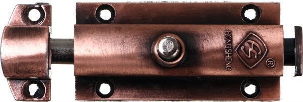 Шпингалет малый 60206 коричневый 165 мм