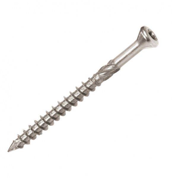 Шуруп по дереву з потайною головкою 4x40 мм 30 шт нержавіюча сталь Wkret-Met