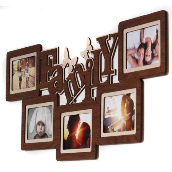 Рамка для фото 80х34 А ДВП, темне дерево 10x15 см коричневий 