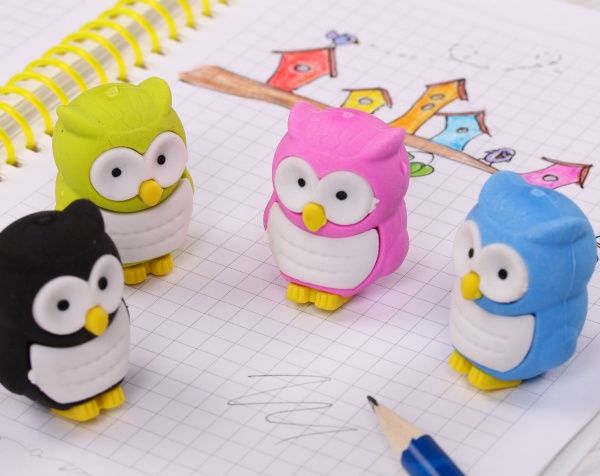 Гумка Сова рожевий