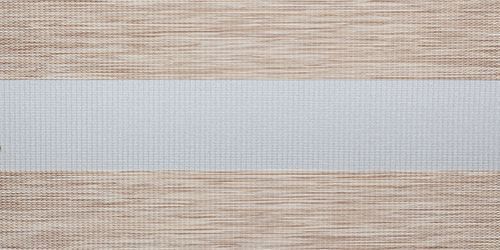 Штора рулонная день-ночь Bella Vita с жилкой MA-3 70x160 см какао 