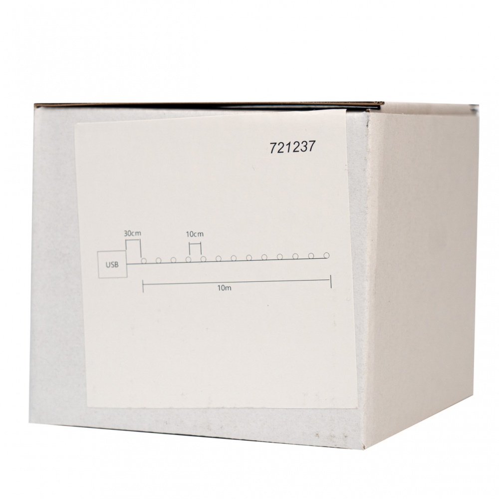 Гирлянда светодиодная синий светодиодная (LED) 100 ламп 10 м