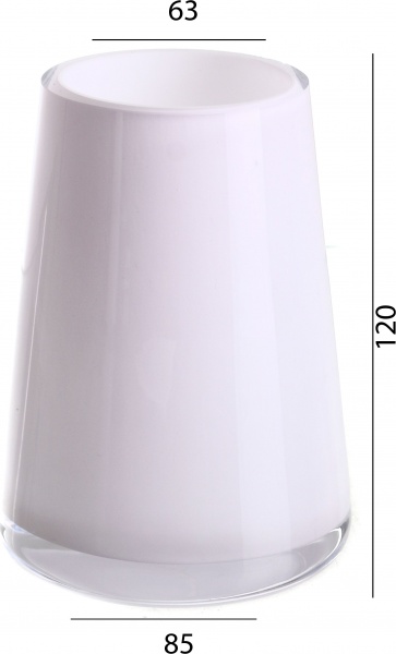 Ваза стеклянная Wrzesniak Glassworks Opal/Pink 12 см розовая 