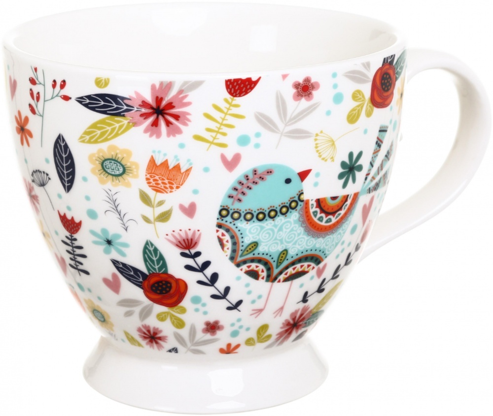 Набір чашок Fiora Blooming Birds 445 мл 2 шт.