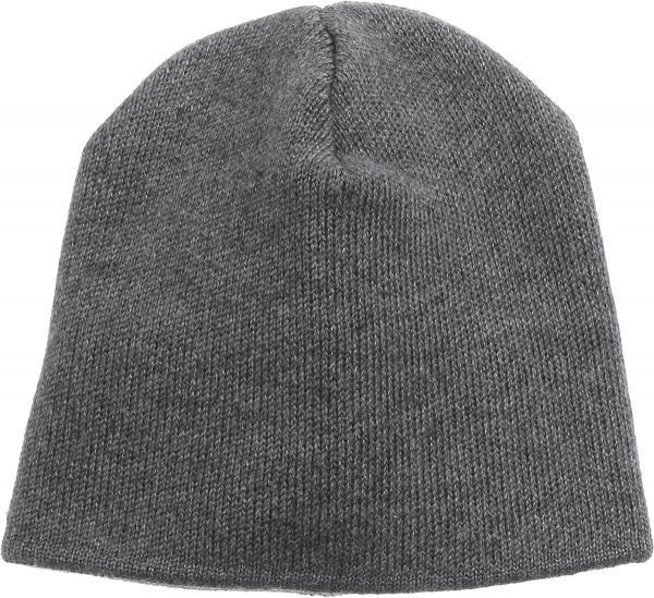 Шапка полушерстяная серый