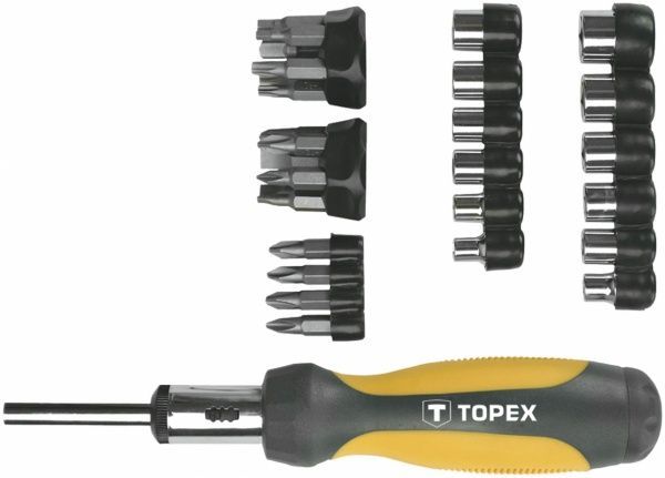 Викрутка зі змінними насадками Topex  39D356