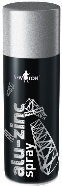 Эмаль аэрозольная New Ton Alu-Zinc spray глянец 400 мл