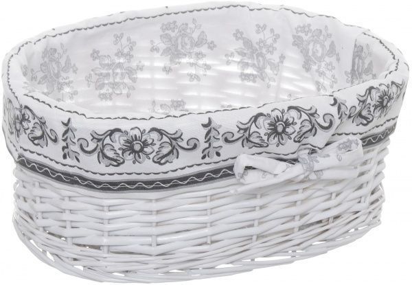 Кошик плетений з текстилем 40x31x16 см HQ13-53CD-3 