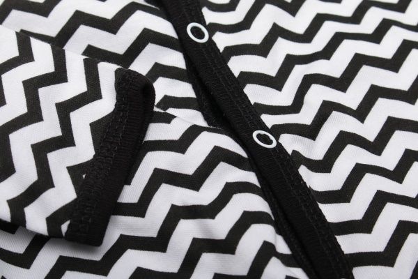 Комбінезон дитячий для хлопчика Маленькие люди зигзаги 9501-110 р.80 чорно-білий 