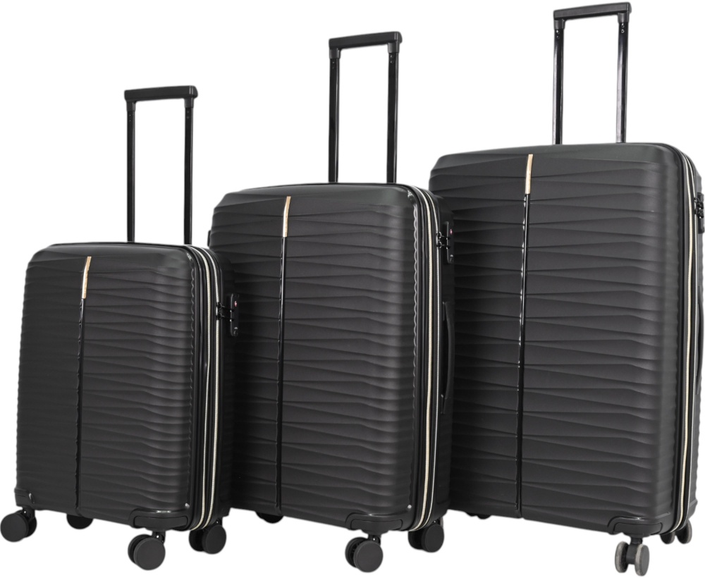 Чемодан Compass MS-2691 92 л черный 51x30,5x75,5 см L