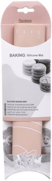 Килимок для випікання 49,5х39,5 см, персиковий Flamberg Smart Kitchen