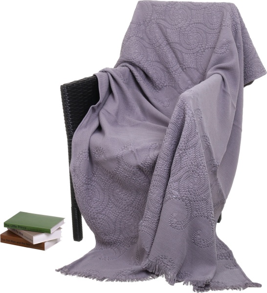 Плед Azores 130x170 см темно-серый La Nuit 