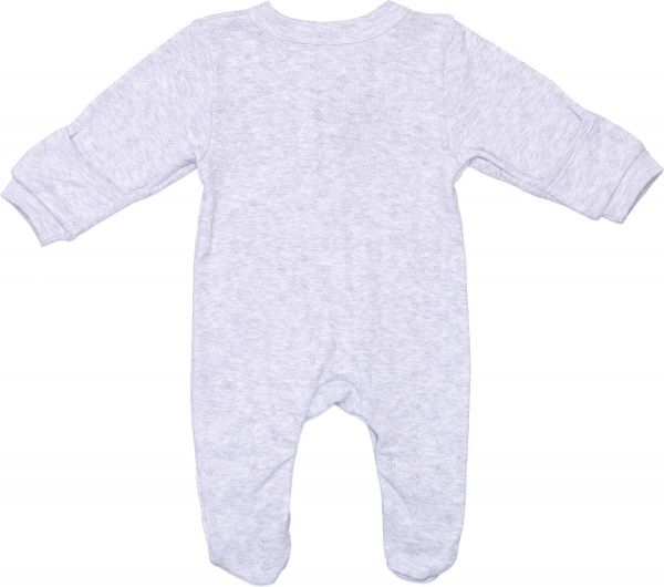 Комбинезон детский унисекс Minikin р.56 серый меланж 21230556 