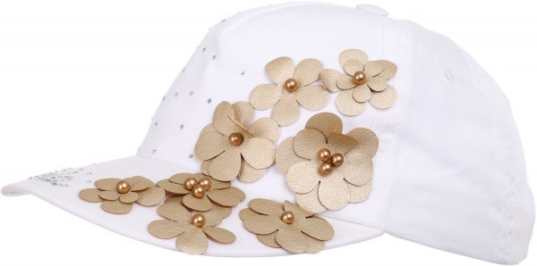 Кепка для девочек Pampona 21 L 06 р.50 молочный 