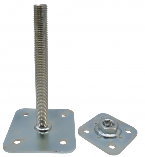 Опора колони гвинтова регульована 110х110/80х80 (М20х200) 1 шт. 