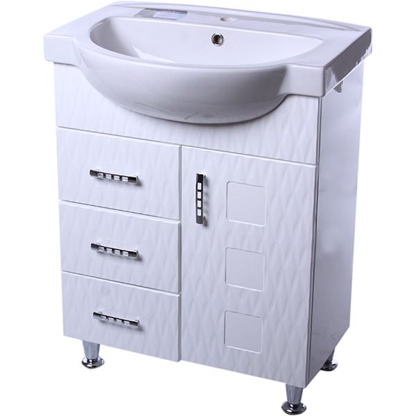 Тумба підлогова Aqua Rodos Ассоль 65 з умивальником Акцент