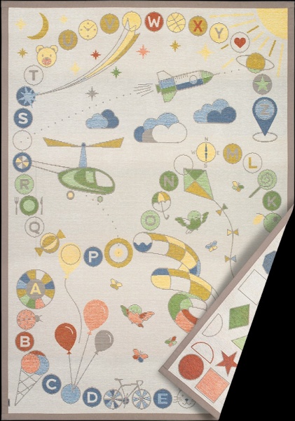 Килим Narma TAHEMAA cream 100x160 см двосторонній 