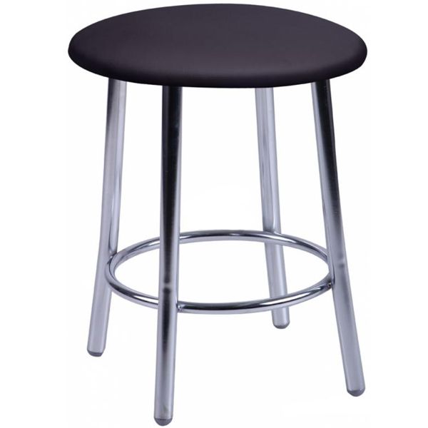 Табурет AMF Art Metal Furniture Талли к/з черный / хром 