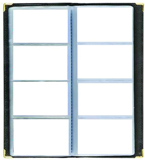 Визитница 5782 черная 160 визиток Deli