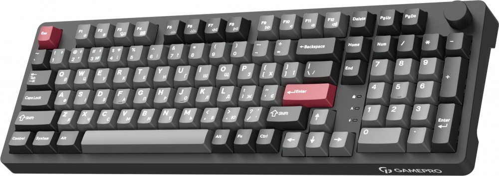Клавиатура игровая GamePro (MK305BK) Asgard Drakkar Keychron Super black