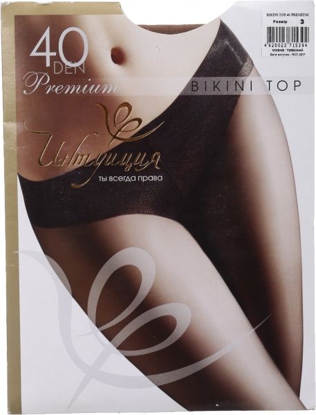 Колготки женские Интуиция Bikini Top 40 den р. 3 телесный 