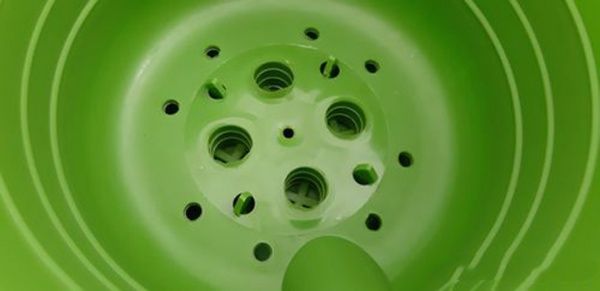 Горщик пластиковий Омела Омела Пастель 1,6 літра круглий 1,6л олива 