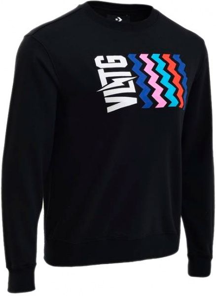 Свитшот Converse Voltage Crew 10018394-001 р. M черный