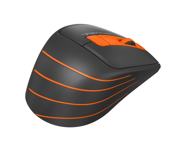 Мишка A4Tech безшумна Fstyler FG30S (Orange) 