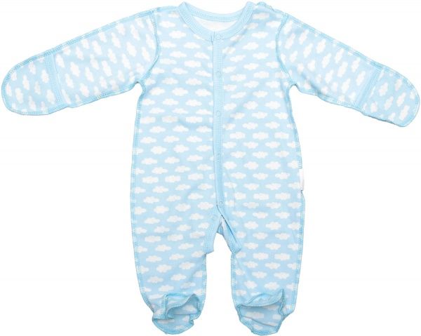 Комбінезон дитячий для хлопчика Маленькие люди тучки 9201-110 р.62 блакитний 