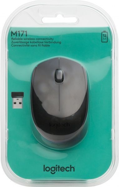 Мышь Logitech Wireless Mouse M171 (910-004424) grey/black  