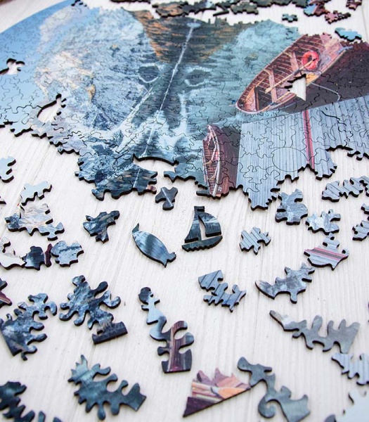 Пазл дерев'яний Браєс 40 см PuzzleUp 