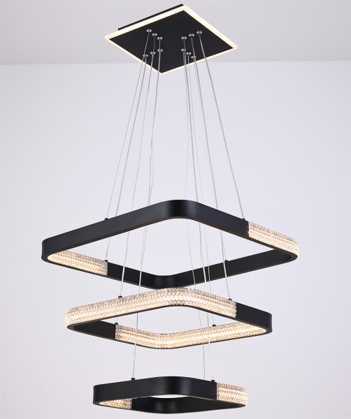 Світильник світлодіодний Hopfen з пультом ДК 130 Вт чорний 3000-6000 К SCHWARZ 130 SP BK 