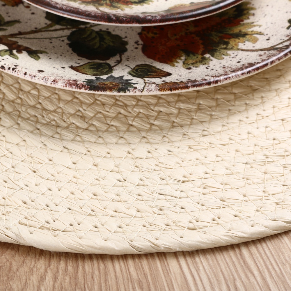 Килимок для сервірування Flamberg Woven White 35 см