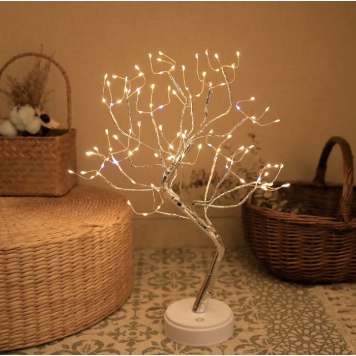 Настольная лампа декоративная Berger 5 Вт серебро 2001-TL-108 Silver