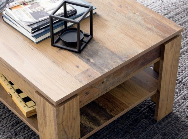 Стол журнальный Indy 118 олд стайл темный 1102x652x470мм Accord