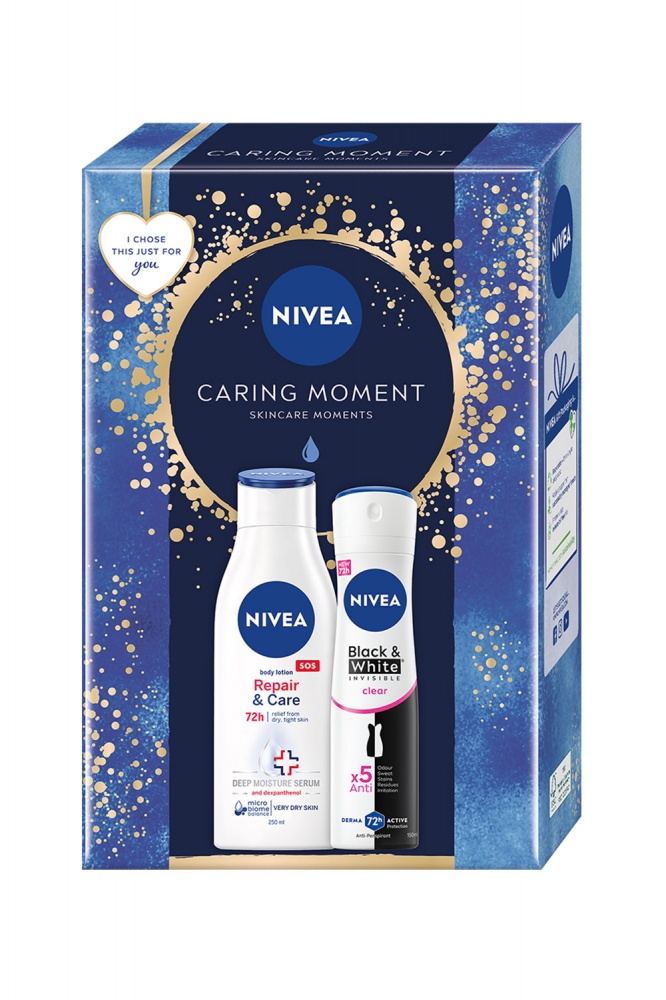 Набор для женщин Nivea CARING MOMENT 2024