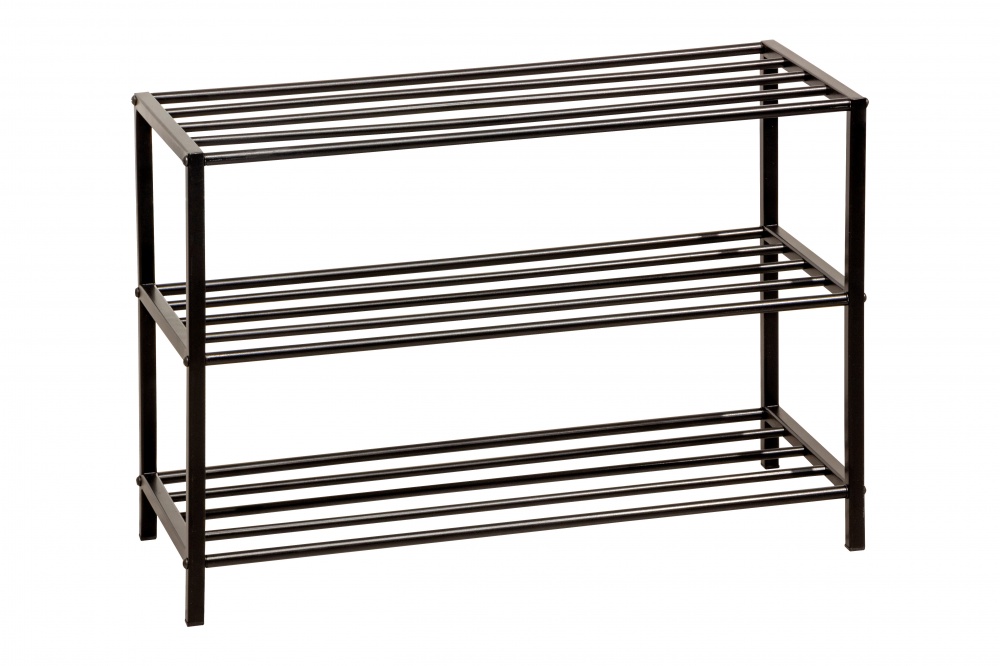 Полиця для взуття Меблі Прогрес Марк 630x260x450 мм чорний (65000011507)