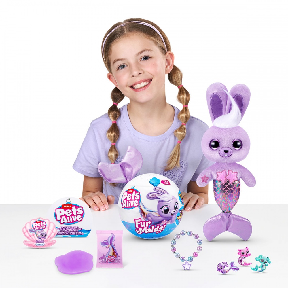 Інтерактивний ігровий набір Pets & Robo Alive серії Furmaids – Кролик Старлет 9555B