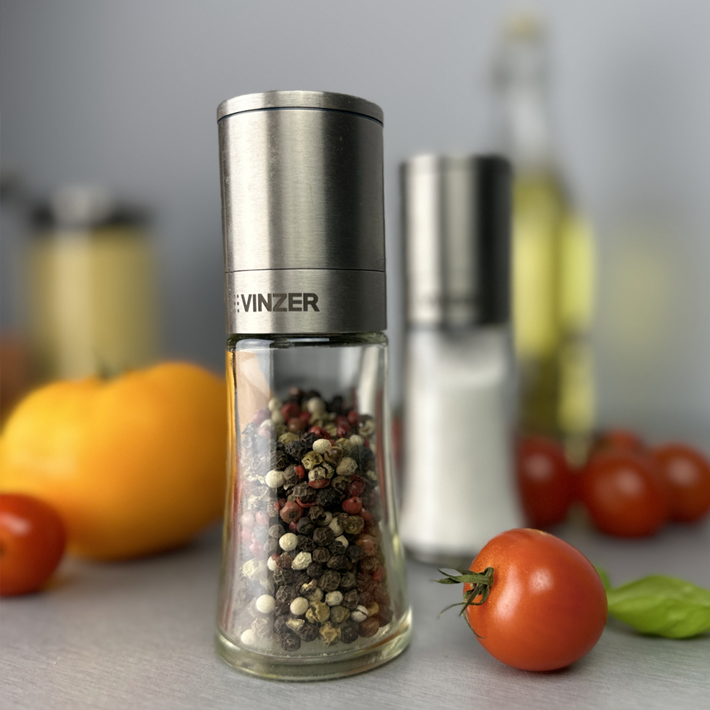 Мельница для соли и перца Vinzer 70 мл 50592
