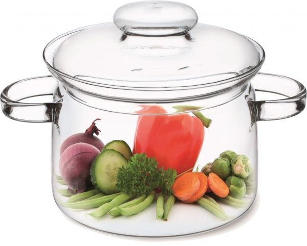 Каструля скляна з кришкою Nyko s6063 1,5 л Simax