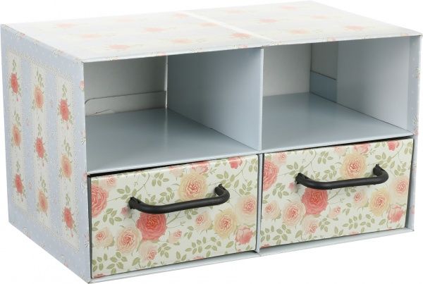 Комод картонний Miss Space Provenzale 4 відділення блакитний