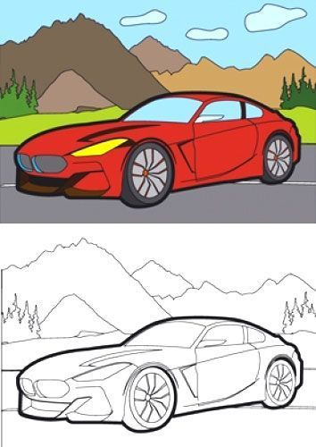 Раскраска «Sport Car» 4402647021107