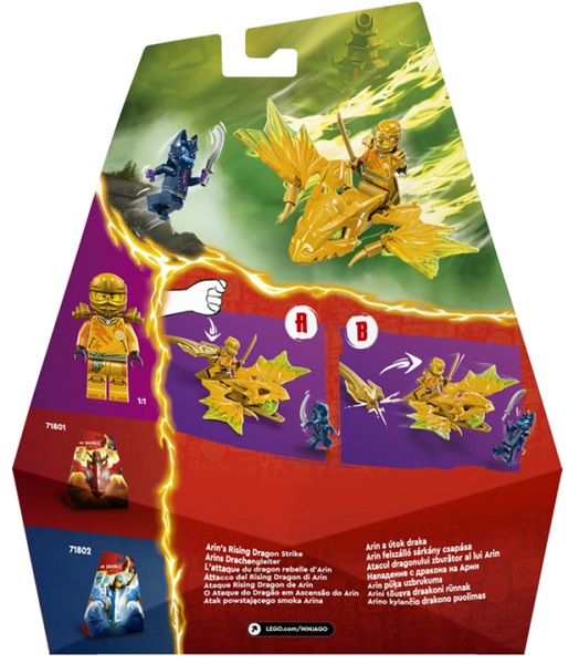 Конструктор LEGO NINJAGO Атака воссталого дракона Арина 71803