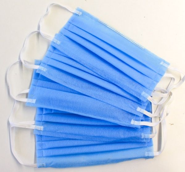 Маска одноразова 3-шарова MP01 20 шт./уп.