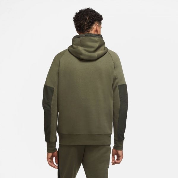 Джемпер Nike M NSW AIR MAX FLC HZ TOP BB CW6547-325 р. S зелений