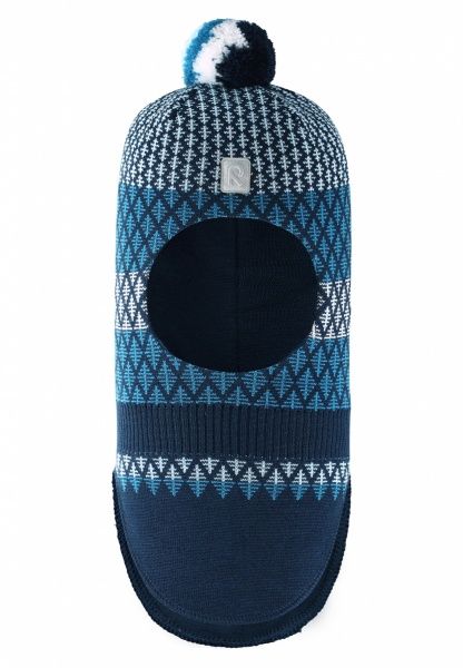 Шапка Reima Valtias 518532-6982 52 голубой с синим