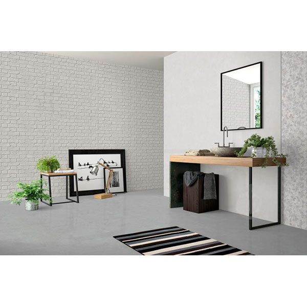 Плитка Emigres Мікроцементо Флорал бланко 30x90 