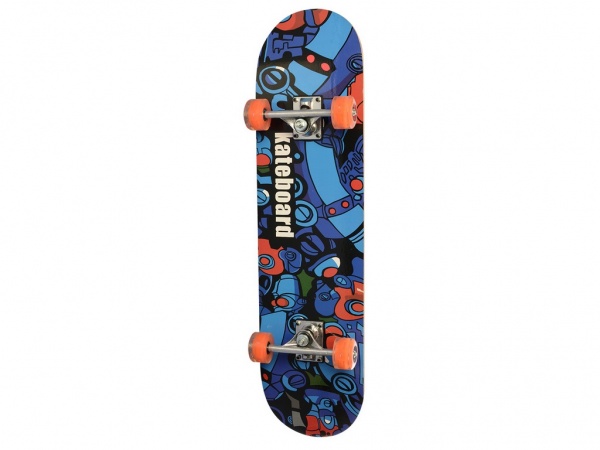 Скейт Profi MS 0321-1 чорний/із принтом