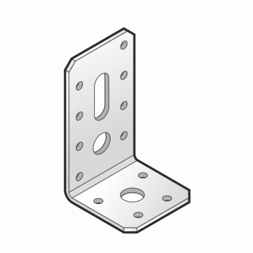 Кутник монтажний Domax L-подібний 90x50x50 мм 3 мм KR5