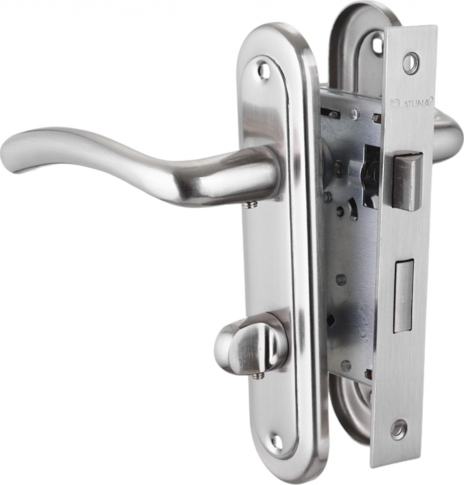 Комплект фурнитуры санузловой Latuna Vine WC SN 62 мм никель без петель